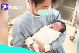 欧弟二胎得女一家产房合照，女儿正面照首度公开视频封面