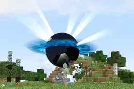 我的世界：火箭发射平台发射红物质黑洞导弹会攻击悬崖会怎么样？视频封面