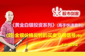 黄金白银高手快速套利4 金银价格反转的买卖交易信号（中）