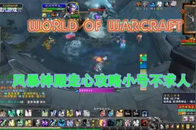 魔兽世界M风暴神殿攻略，小号不求人，尾王竟然是鱿鱼怪视频封面