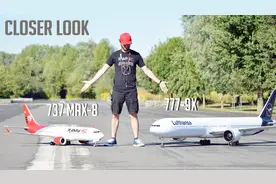 近距离了解波音777与波音737航模，并进行飞行测试，一起来见识下视频封面