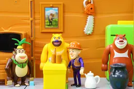 熊出没之光头强的欢乐小屋玩具分享视频封面