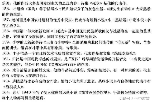基础知识的：高中语文文学常识超全汇总！可直接下载打印！