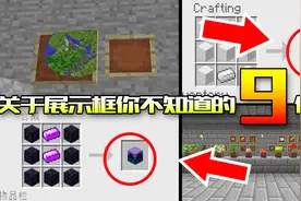 我的世界：展示框你不知道的9件事，它竟然和仙人掌这样搭？视频封面