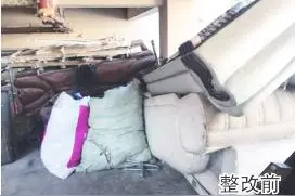 宝宇凯旋城逃生通道被堵后续：物业整改，堵路杂物清没了图片