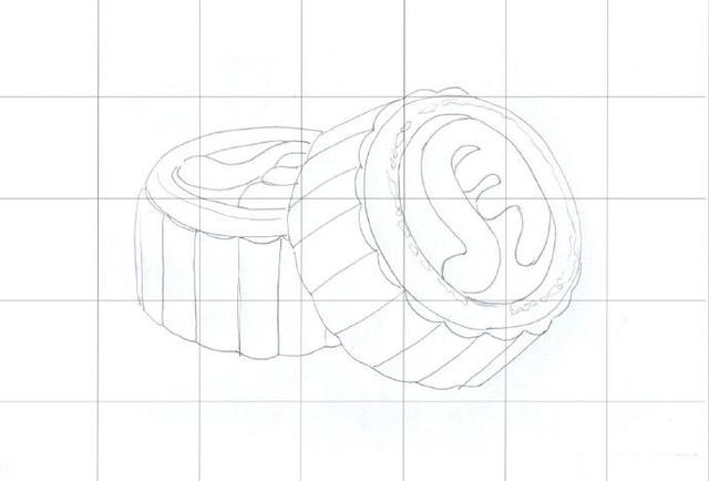 中秋月饼怎么画?中秋到了,看插画老师一步一步教你画月饼
