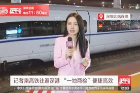记者乘高铁往返深港“一地两检” 便捷高效视频封面