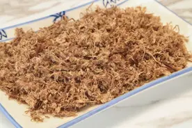 微波炉快速制作美味肉松图片
