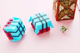 个性的折纸吃鸡空投箱，步骤也不难，材料只要几张纸！