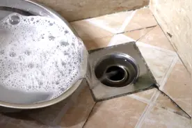 把它倒进下水道口里，卫生间再也没有小飞虫，一点臭味闻不到