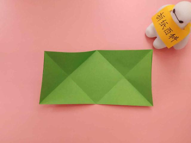 可以弹跳的青蛙折纸，简单几步就做好，手工DIY折纸图解教程