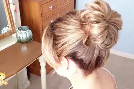 发量少，这样扎，时髦又显发量多，气质减龄，30秒学会