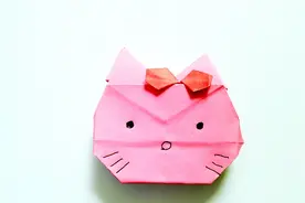 折纸王子折纸hellokitty凯蒂猫，儿童手工，动手动脑简单易学视频封面