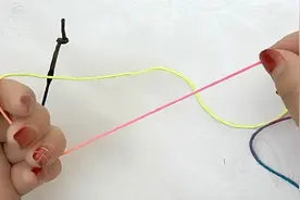 钓鱼教程，慢动作 鱼线连接竿稍的绑法