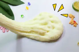 自制无硼砂雪粉泥史莱姆，捏起来声音好响好解压，简单教程视频封面