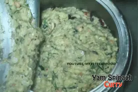 印度阿三做的山药菠菜咖喱汤，跟呕吐物一样恶心视频封面