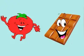 西红柿输给巧克力，猜一食物？