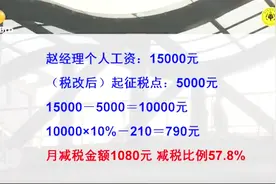 从10月1日开始 个人所得税标准上调到5000 我们的工资能涨多少？视频封面