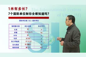 1米有多长？美国人知道千米和千克吗？李永乐老师讲国际单位制