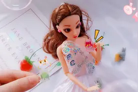 奶茶吸管还能这么玩？花甜DIY迷你公主杯，让芭比公主爱不释手