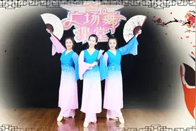 糖豆广场舞《离人愁》古典扇舞欣赏视频封面