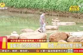 长沙圭塘河将新增两座人行景观桥 同步新建溢流堰护桥净水视频封面