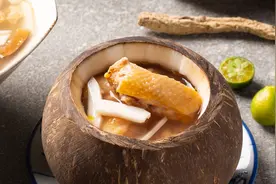 一个椰子一只鸡，广东人做出神仙美食！神清气爽！