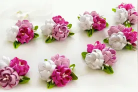 创意手工丝带花头饰，非常详细的手工DIY丝带花教程视频封面