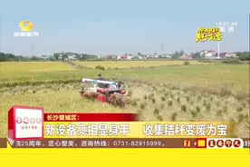 田间“神器”亮相！水稻秸秆自动捆扎 变废为宝实现“双赢”