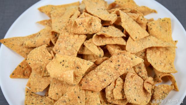 炸甜麻叶的做法（一碗面粉）