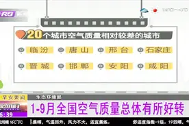 全国空气质量状况出炉 快来看看你所在的城市属于较好还是较差视频封面