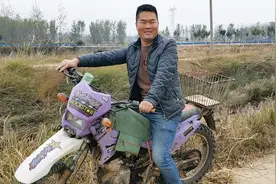 农村小伙买了一辆这种摩托车，拧几下油门排气管就发烫，马力真大视频封面
