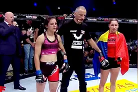 女子综合格斗比赛：女汉子的对决，Diana vs Ana，手臂十字固降服视频封面
