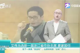 艾伟当选新一届浙江省作协主席，麦加卸任视频封面