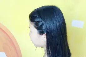 大学生中学生上学这样编发，简单好看，不影响视力