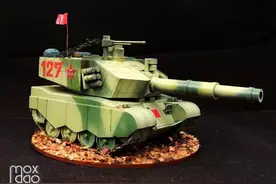 秋天来了 中国99式坦克｜Q版模型图片