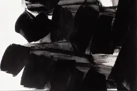 衍“艺”丨他102岁离世 画了一辈子“黑画”作品受东方书法影响图片