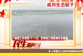 湖南三年将投入79.13亿支持湘江洞庭湖生态修复，打造清水长廊视频封面