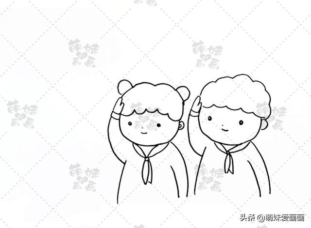 国庆节学画卡通人物简笔画，你喜欢哪一个呢？