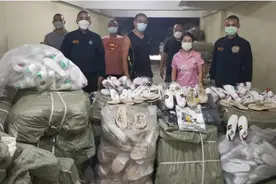 中国团伙在泰国销售假名牌被捕，涉案金额上千万图片
