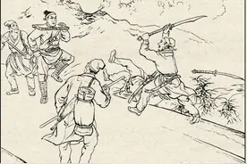 连环画水浒传113：武松杀死这四个恶汉，又上演了血溅鸳鸯楼图片