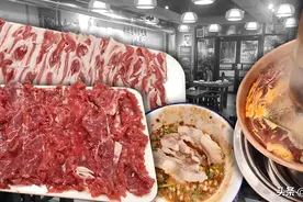 在铜火锅里涮潮汕牛肉，只需十几秒，这感觉可真妙图片