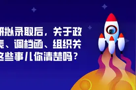 考研拟录取后，关于政审表、调档函、组织关系这些事儿你清楚吗？图片