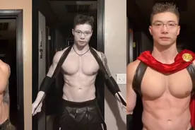 全网主播挑战“肌肉金轮”，智勋像明星，旭旭宝宝很迷人图片