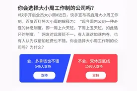 “996刚过，大小周又来了”：该不该选择无双休的公司？图片