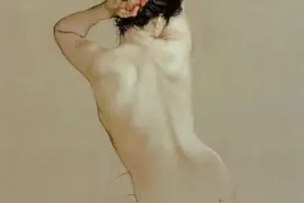 虚实结合的油画——梁君武人体作品图片