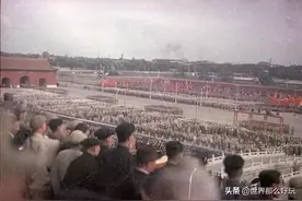 苏联拍摄的1949年的新中国，当时的城墙还没被拆图片