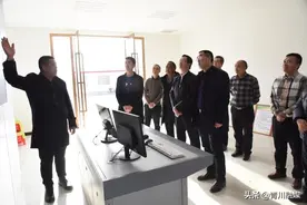 罗云刘自强调研项目建设和农业产业工作图片