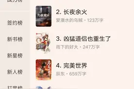 起点畅销榜规则大变动，由隔日变成实时，你看的小说排名变了吗？图片