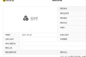 腾讯申请“分付”商标，分类为金融物管图片